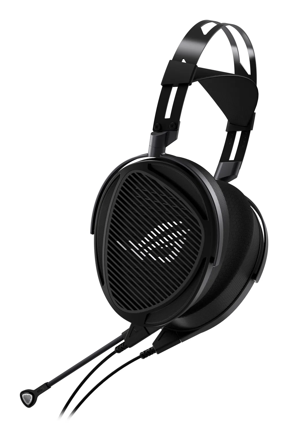 ASUS ROG Kithara Kabelgebundenes Gaming-Headset mit Inline-Steuerung und abnehmbarem Mikrofon, Schwarz