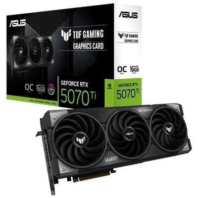 Grafikkarte ASUS TUF Gaming GeForce RTX 5070 Ti OC 16GB GDDR7 Reflex 2 RTX AI DLSS4