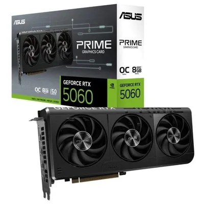 Grafikkarte ASUS GeForce RTX 5060 OC Edition 8GB GDDR7 Reflex 2 RTX AI DLSS4