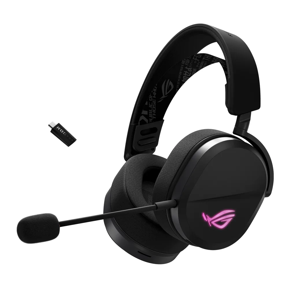 Asus ROG Pelta Wireless Gaming-Headset (kabellose Kopfhörer, RGB, 2.4 GHz, Bluetooth)