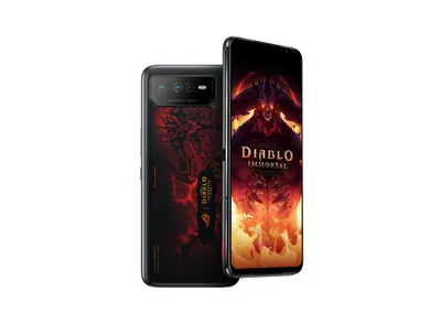 Asus ROG Phone 6 Diablo Immortal Edition Smartphone (17,22 cm/6,78 Zoll, 50 MP Kamera, Gaming Smartphone, Diablo Immortal Edition)