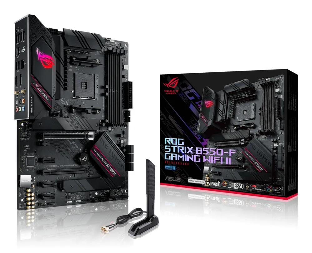 Asus ROG STRIX B550-F GAMING WI-FI II Mainboard, Ryzen AM4, PCIe 4.0, WiFi 6E