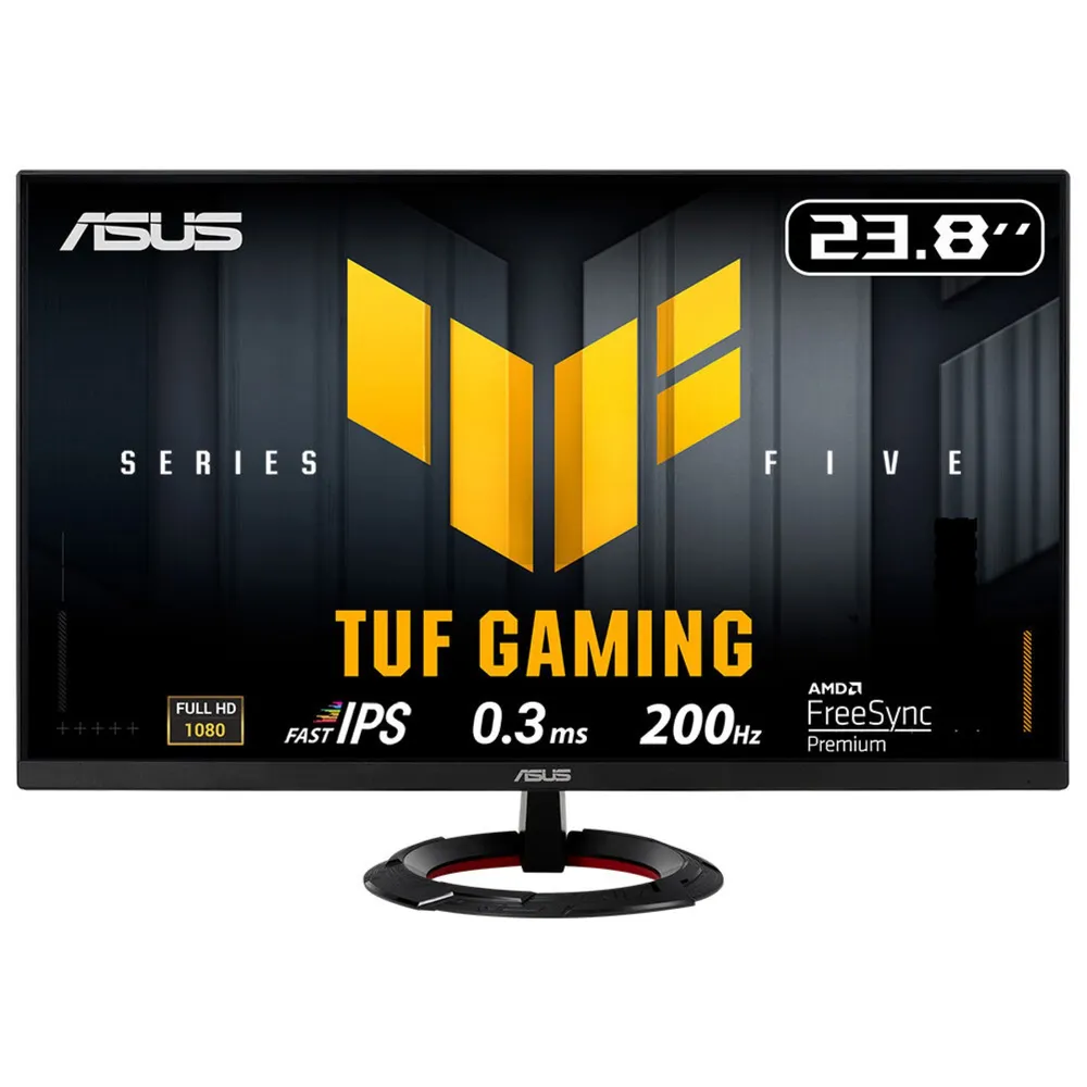 Gaming-Monitor TUF Gaming VG249Q5R, Schwarz, 23,8 Zoll, Full HD, IPS, 200 Hz, 1 ms