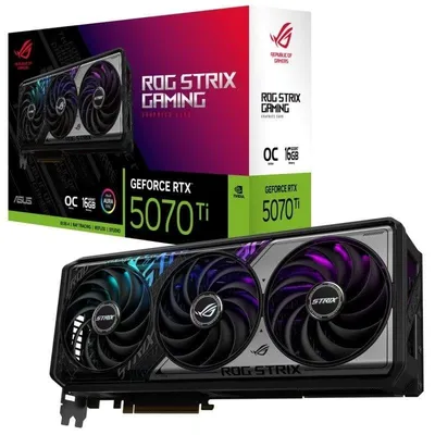 Grafikkarte ASUS ROG STRIX GeForce RTX 5070 Ti OC 16GB GDDR7 Reflex 2 RTX AI DLSS4