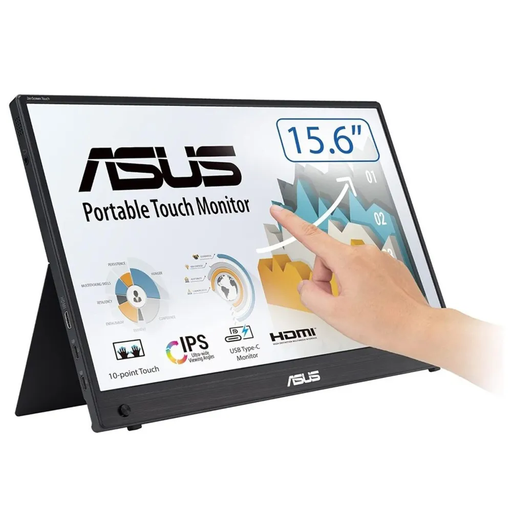 Monitor ASUS ZenScreen MB16AHT 15,6" FullHD 60Hz IPS Touch 5ms tragbar