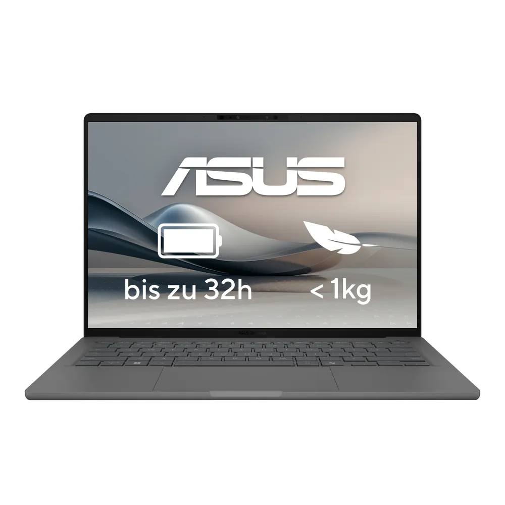 Notebook Zenbook A14 UX3407QA-QD290W, Copilot+PC, 14 Zoll, WUXGA, OLED, Snapdragon X, 16 GB, 512 GB M.2 SSD