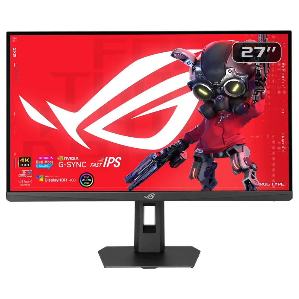 ROG Strix, XG27UCG, Schwarz, 27 Zoll, UHD 4K, IPS, 160 Hz, 1 ms Reaktionszeit Gaming-Monitor