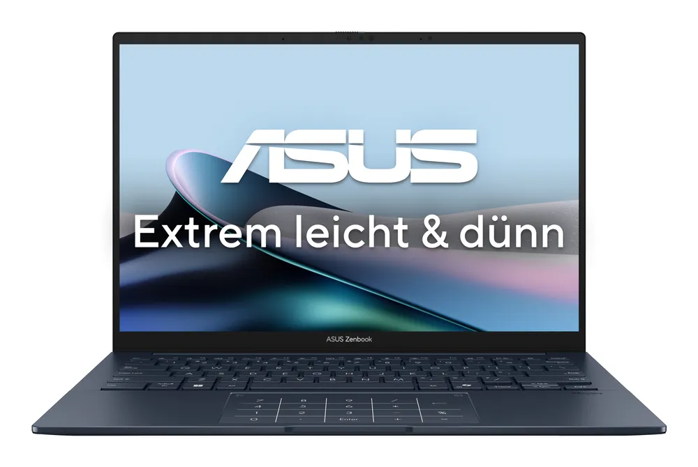Zenbook 14, Schwarz, 14 Zoll, WUXGA, OLED, Intel Core Ultra 9 285H, 32 GB, 1 TB M.2 SSD, Intel Arc