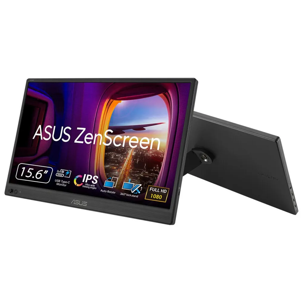 ZenScreen MB169CK, Schwarz, 15,6 Zoll, Full HD, IPS, 60 Hz, 5 ms