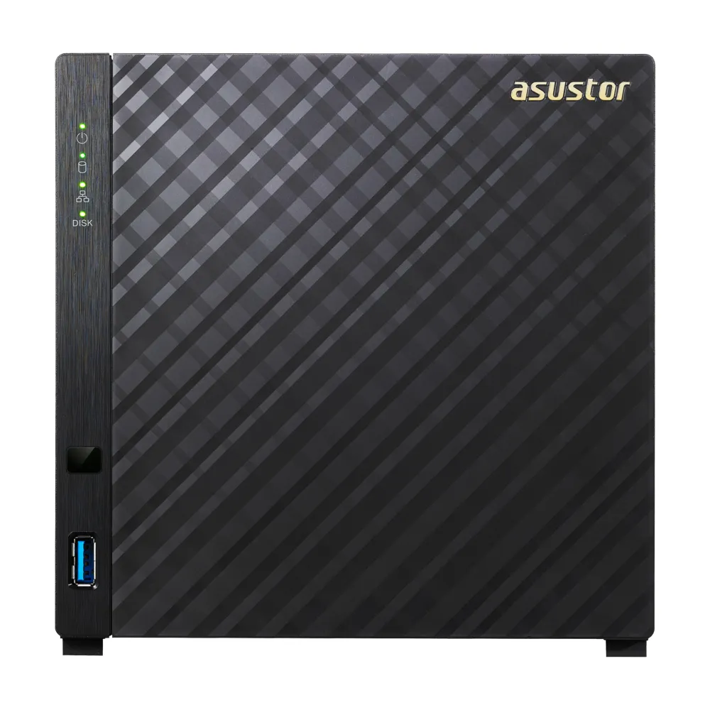 NAS Asustor AS3204T v2 4-Bay Intel Celeron 2GB DDR3L 2x Gigabit LAN USB 3.0 HDMI