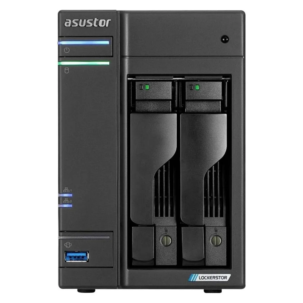 NAS Desktop ASUSTOR 2-Bay Intel Celeron N5105 4GB DDR4 2x 2.5GbE AS6702T v2
