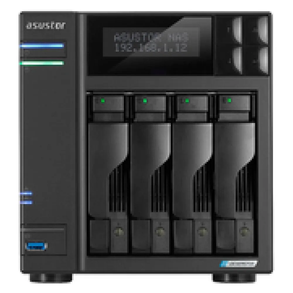NAS Desktop ASUSTOR 4-Bay Intel Celeron N5105 4GB DDR4 2x2.5GbE ADM