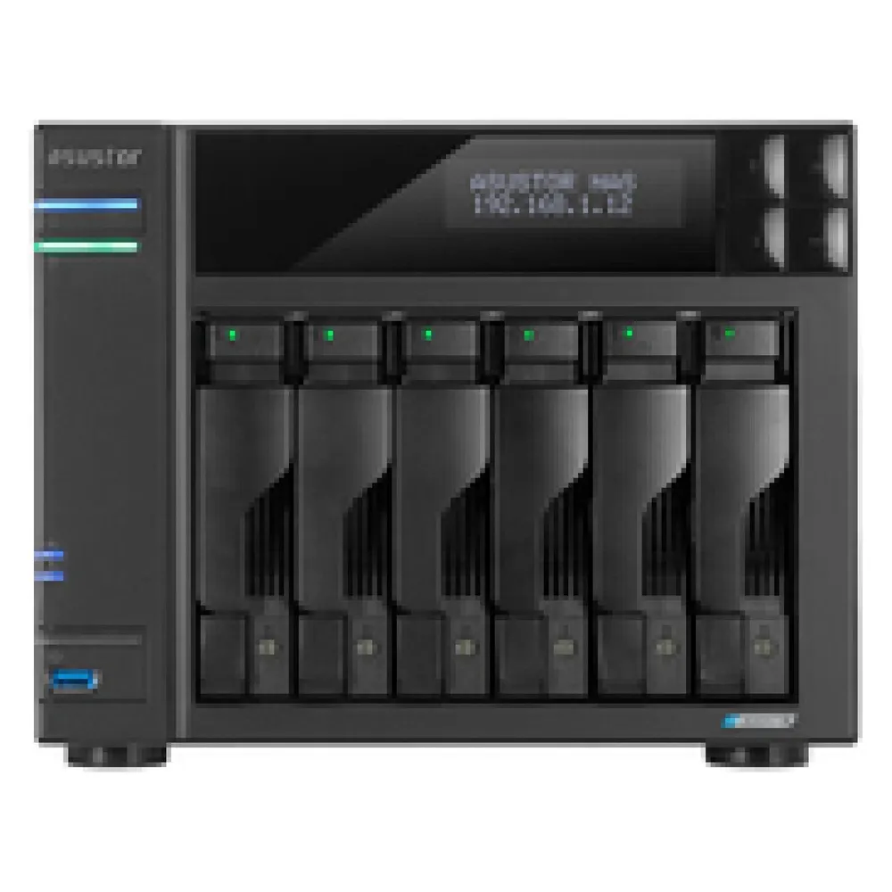 NAS Desktop ASUSTOR 6-Bay Intel Celeron N5105 8GB DDR4 2x 2.5GbE ADM