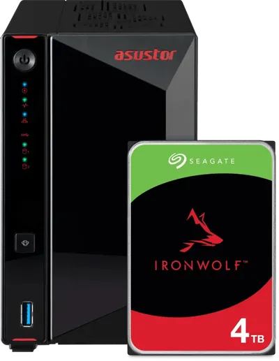 ASUSTOR AS5402T + Seagate Ironwolf 4TB