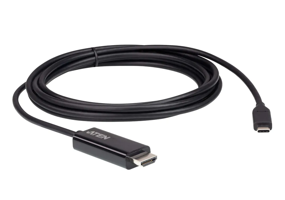 Aten UC3238 USB-C to 4K HDMI Kabel Audio- & Video-Adapter USB Typ C (USB-C) Männlich (Stecker) zu HDMI Typ A Männlich