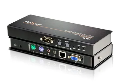 KVM-Extender Aten CE370-AT-G Transmitter Receiver VGA PS/2 350 m Schwarz