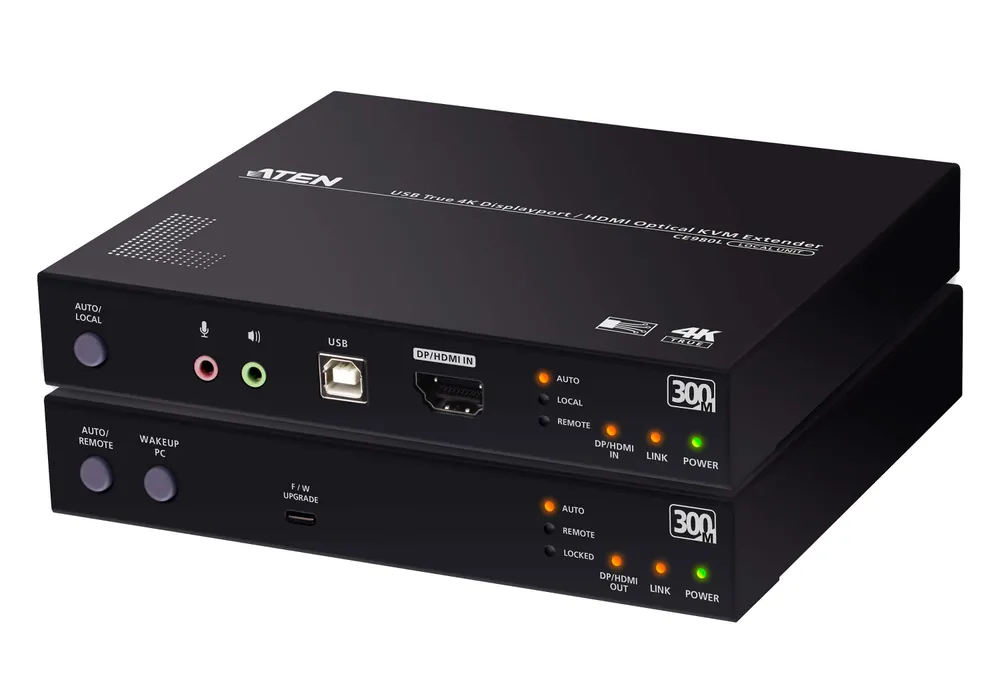 KVM Extender Aten CE980 DisplayPort HDMI 4096x2160 300m USB