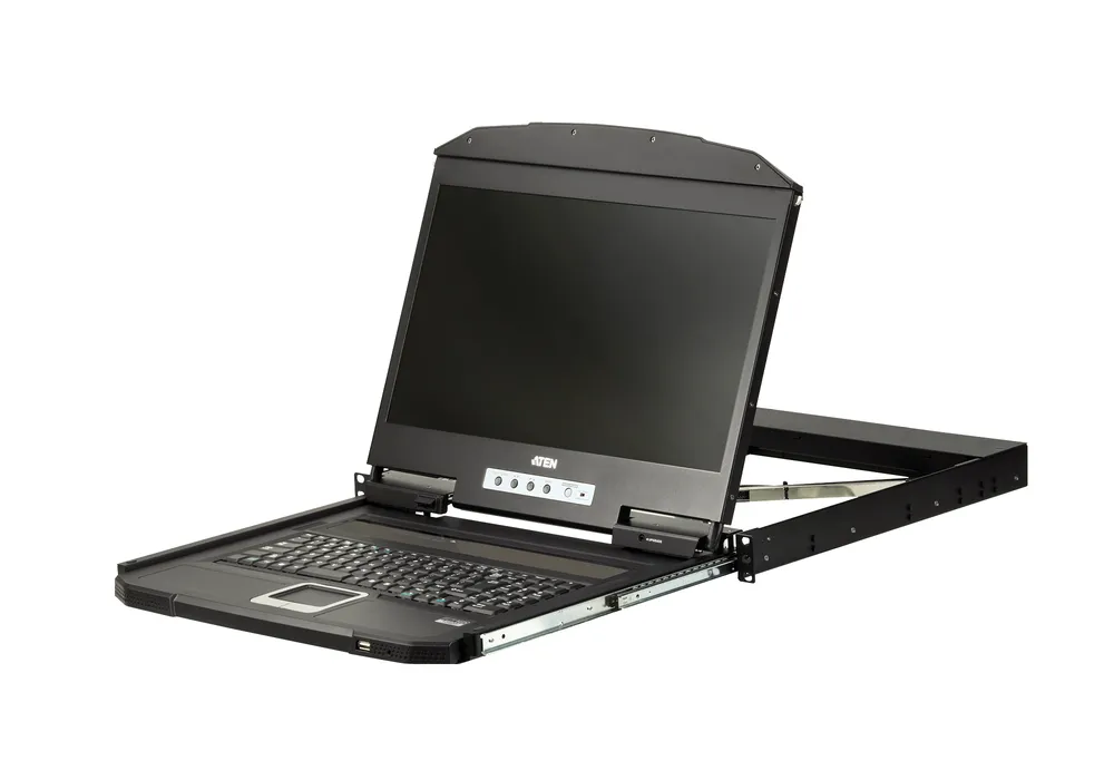 KVM-Konsole Aten CL3700 18.5 HDMI USB Single Rail Rack 1U