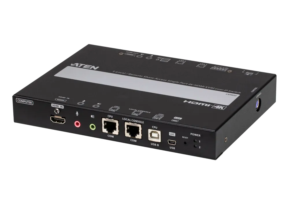 KVM-Switch ATEN CN9850-AT-G 4K Ultra HD HDMI USB Schwarz