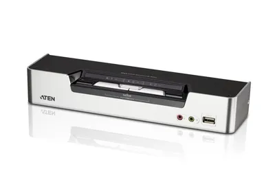 KVM Switch Aten CS1642A DVI USB 2 Ports Dual Display Rack