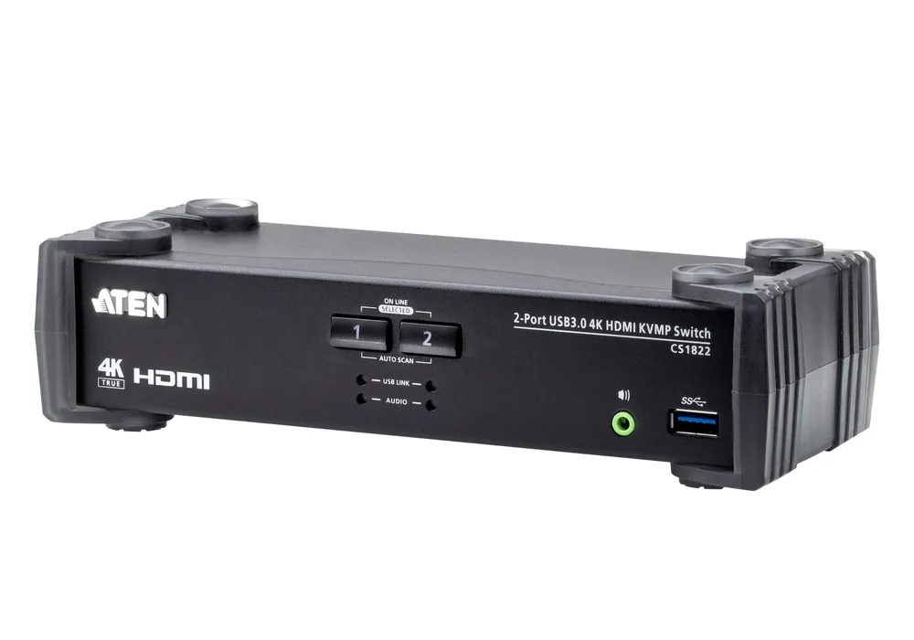 KVM Switch Aten CS1822 HDMI 4K USB 3.0 2 Ports