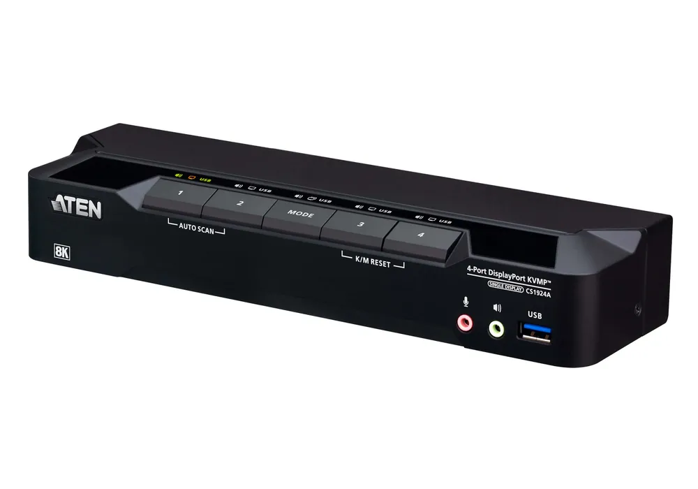 KVM-Switch Aten CS1924A 4 Computer DisplayPort 8K Ultra HD