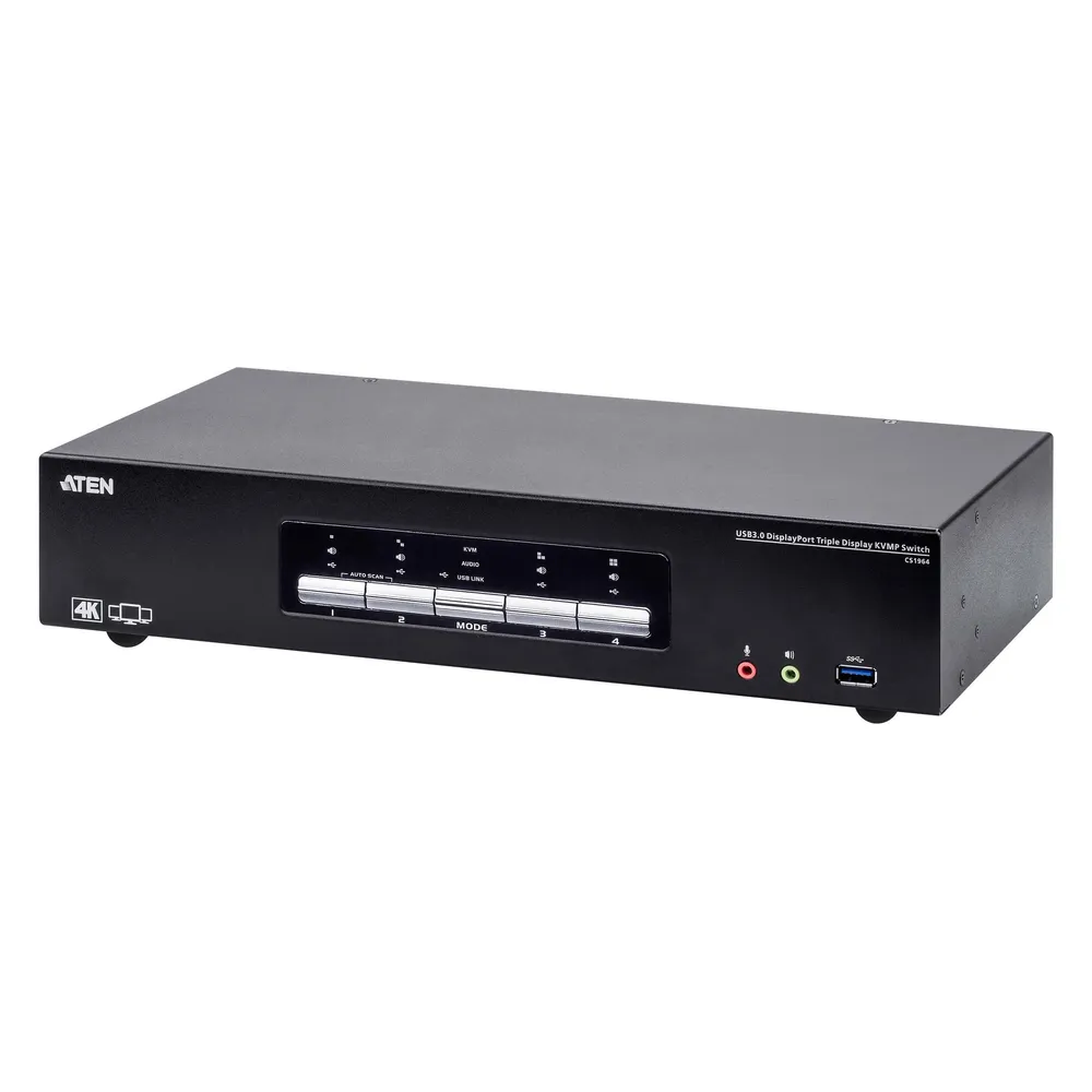 Aten CS1964 KVMP-Switch 4-fach