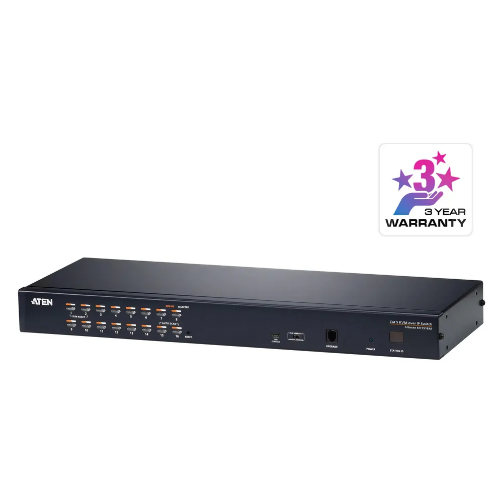 Aten KH1516AI: 16 Port Cat-IP KVM-Switch