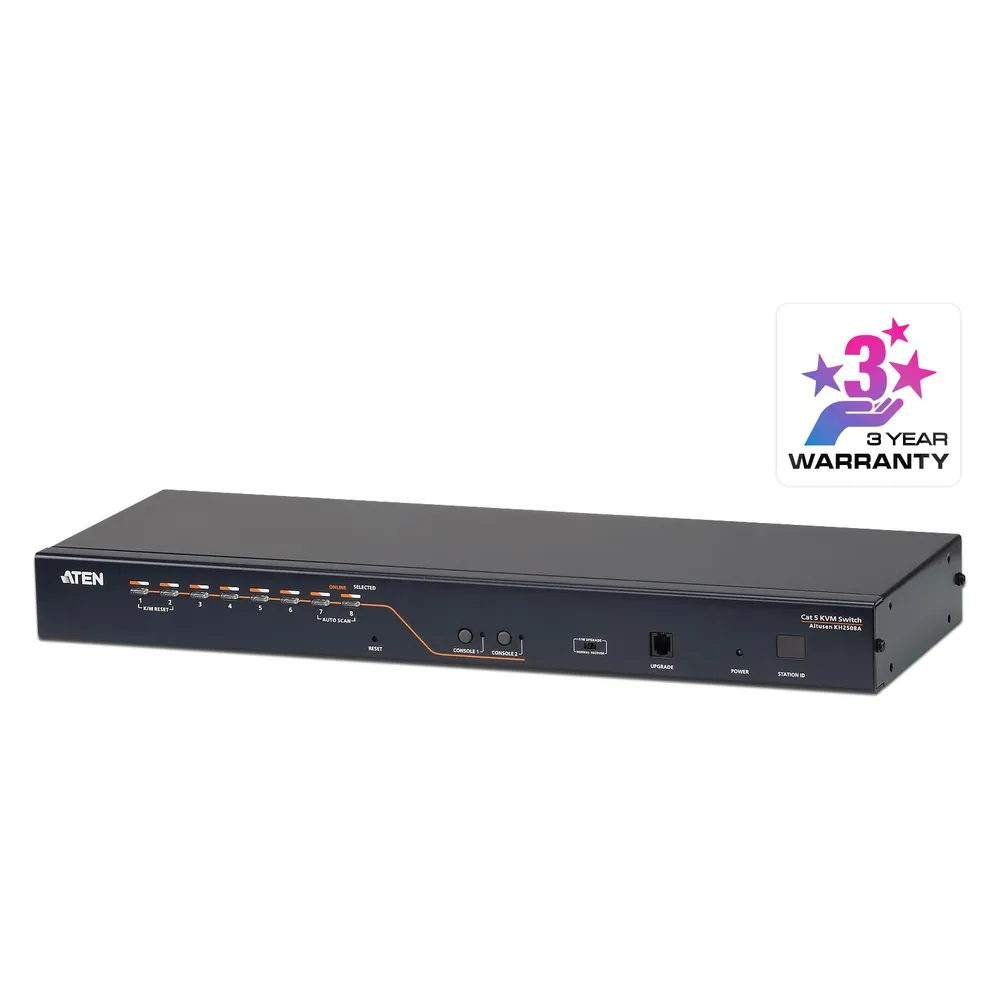 Aten KH2508A: 8 Port 2 Konsol Cat-KVM