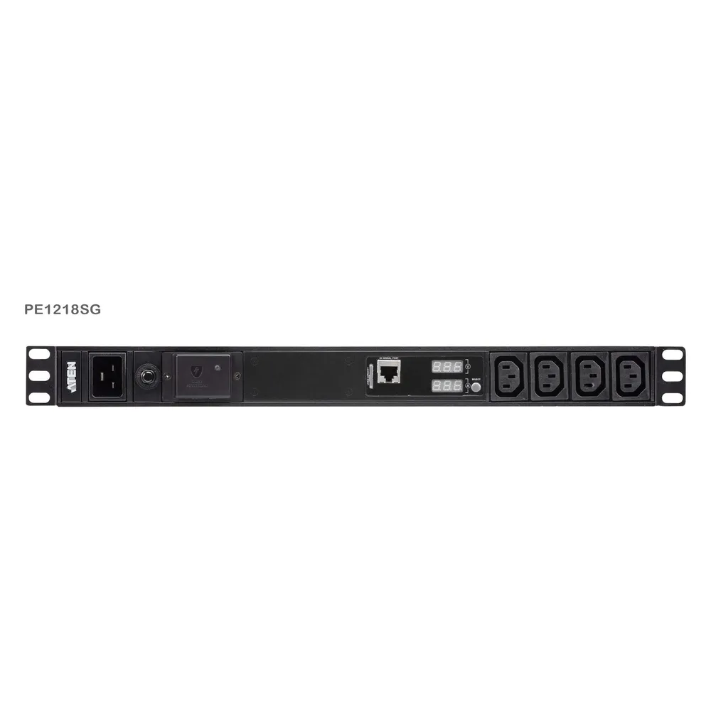 Aten PE1218SG 1U Basis PDU mit Messfunktion und Überspannungsschutz