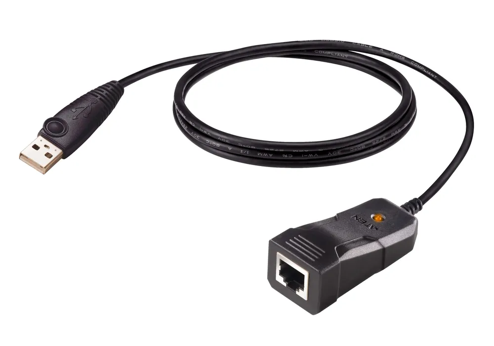 Adapter USB Aten UC232BF 1,2 m USB-A auf RJ-45 Schwarz
