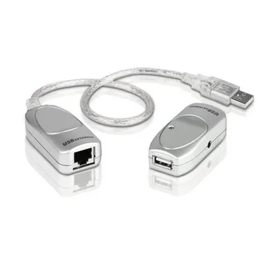 KVM-Extender Aten UCE60 USB über Cat5 bis 60 m Grau Kunststoff