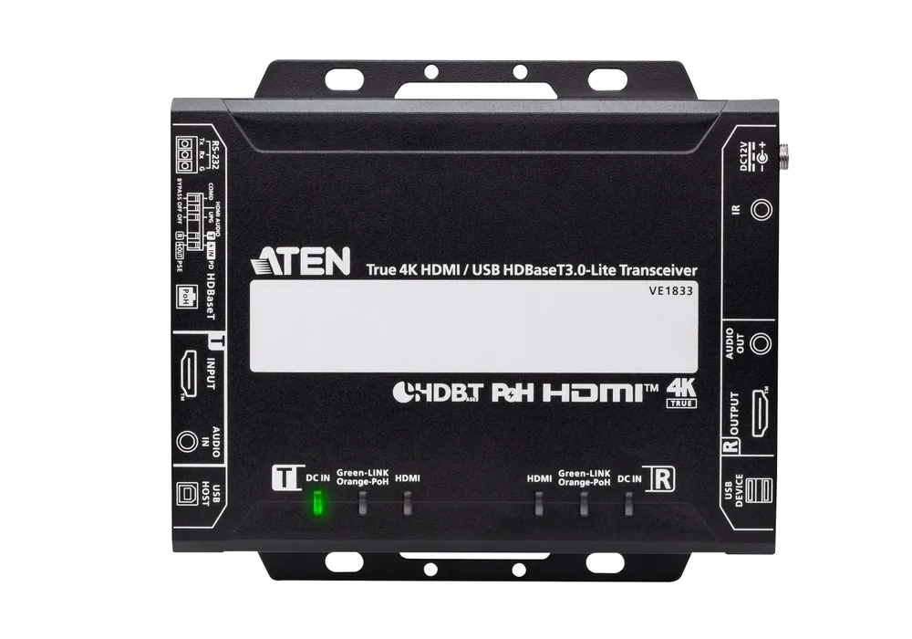 KVM Switch Aten VE1833 True 4K 40m HDBaseT HDR USB