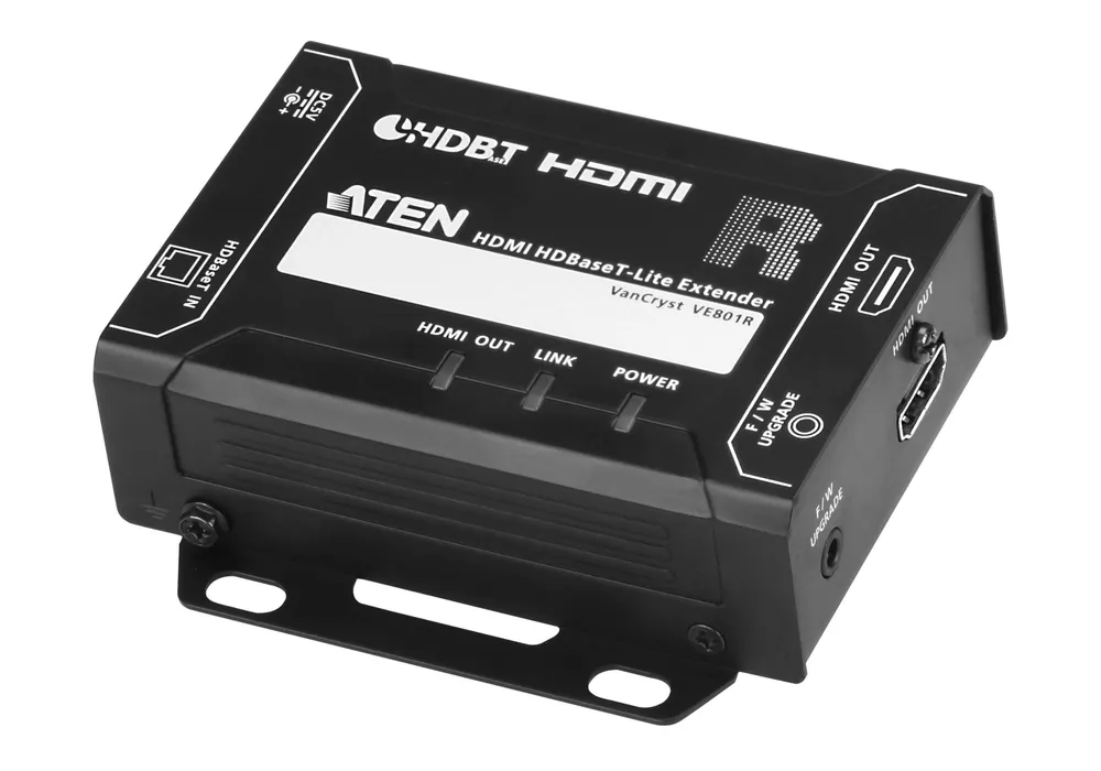 AV-Empfänger HDBaseT-Lite ATEN VE801R 4K 70m Schwarz