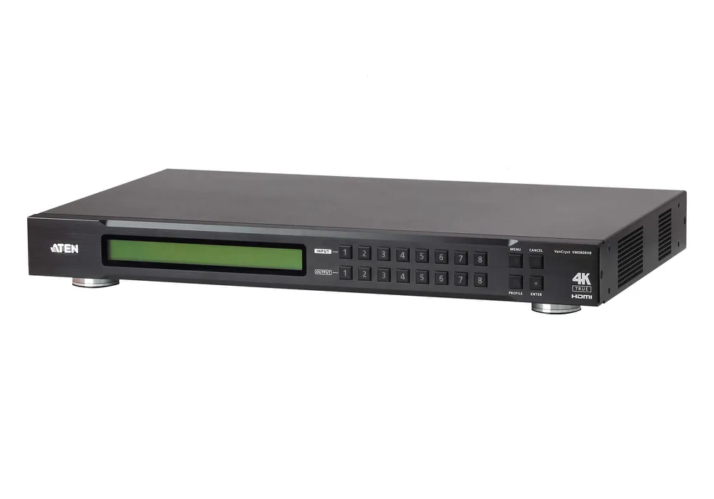 HDMI-Switch-Matrix True 4K 8x8 ATEN VM0808HB 18 Gbit/s