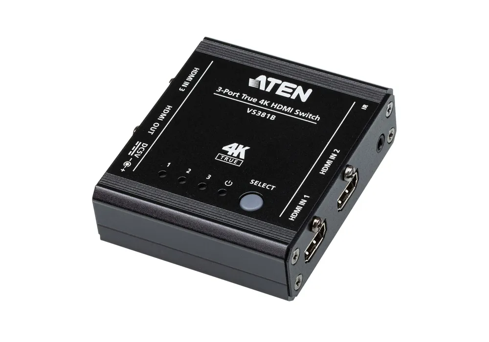 HDMI 4K Switch Aten VS381B 3 Ports mit Fernbedienung