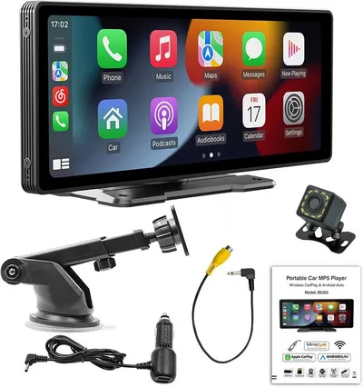 Athlix Auto Radio Multimedia Video Player Apple Car Play Bluetooth AUX USB Autoradio (Autoradio 10,26" Full HD, Breite Kompatibilität, Sprachsteuerung)