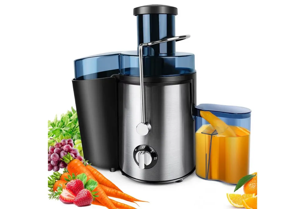 Athlix Entsafter 900W Entsafter für Gemüse und Obst, Zentrifugale 65 MM Einfüllöffnung, 800 W, 18.000 U/min