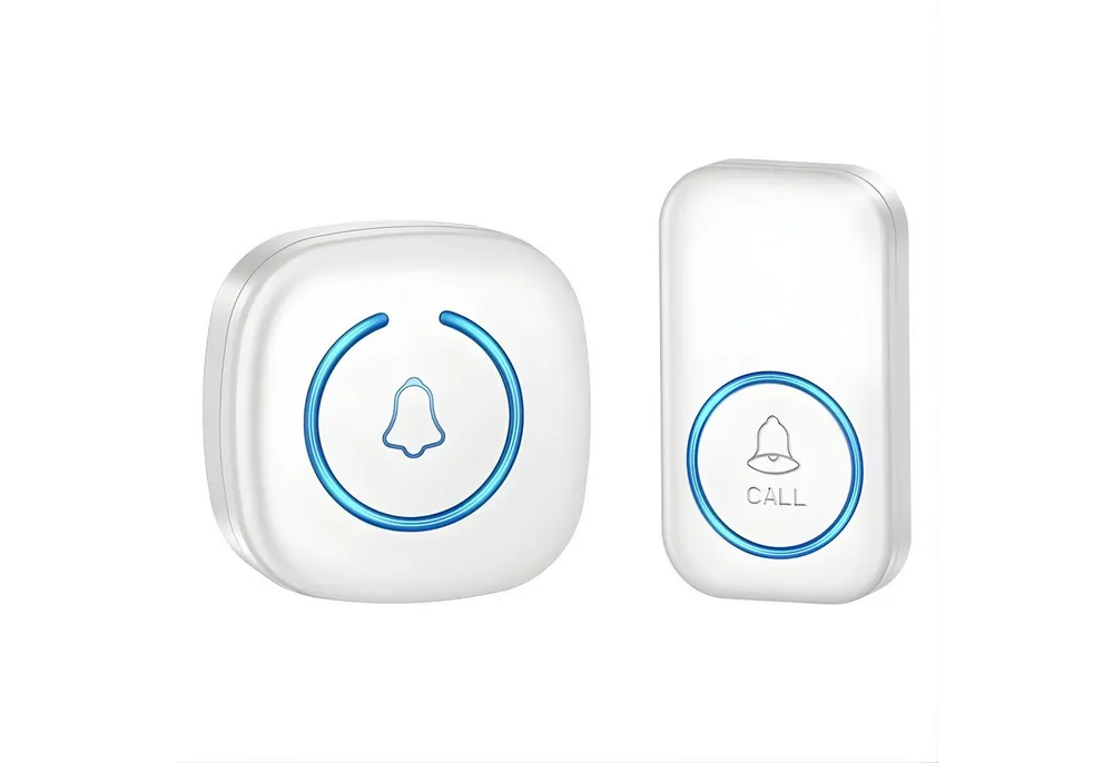 Athlix Smart Home Türklingel Intelligente Türklingel Kabellos mit 60 Klingeltönen Tür Klingel (Tür, 300m Reichweite, 3 Jahre Batterielaufzeit)