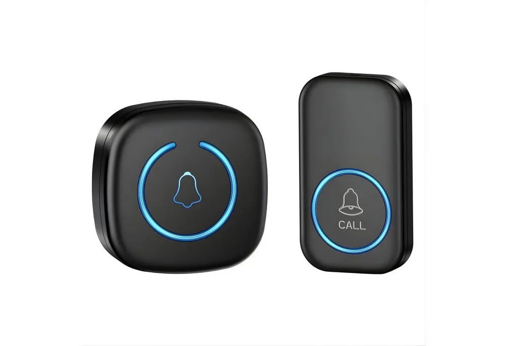 Athlix Smart Home Türklingel Intelligente Türklingel Kabellos mit 60 Klingeltönen Tür Klingel (Tür, 300m Reichweite, 3 Jahre Batterielaufzeit)