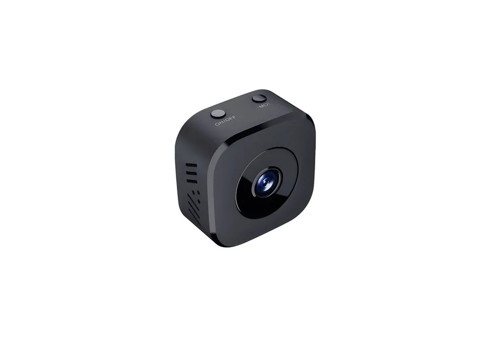 Athlix Überwachungskamera Mini-Überwachungskamera 4K FullHD WiFi-Überwachung Bewegungserkennung (Innen, Infrarot, Nachtsicht, Wasserdicht, 2-Wege-Audio)