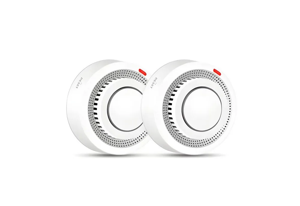 Athlix WiFi Rauchmelder, Fernüberwachung kompatibel mit Alexa und Google Rauchmelder (85DB Alarm, WLAN + Bluetooth, Fernüberwachung)