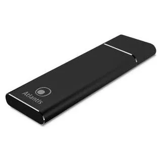 Atlantis Land A06-M2-NVME-01 M.2 Storage Drive Enclosure SSD Schwarz