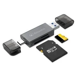 Atlantis Land P005-CR32 USB 3.2 Gen 1 (3.1 Gen 1) Kartenleser Schwarz