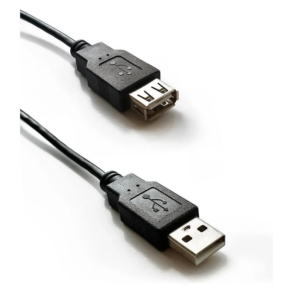 Atlantis Land P019-UB2-AAMF-3 USB-Kabel 3 m USB 2.0 USB A Schwarz