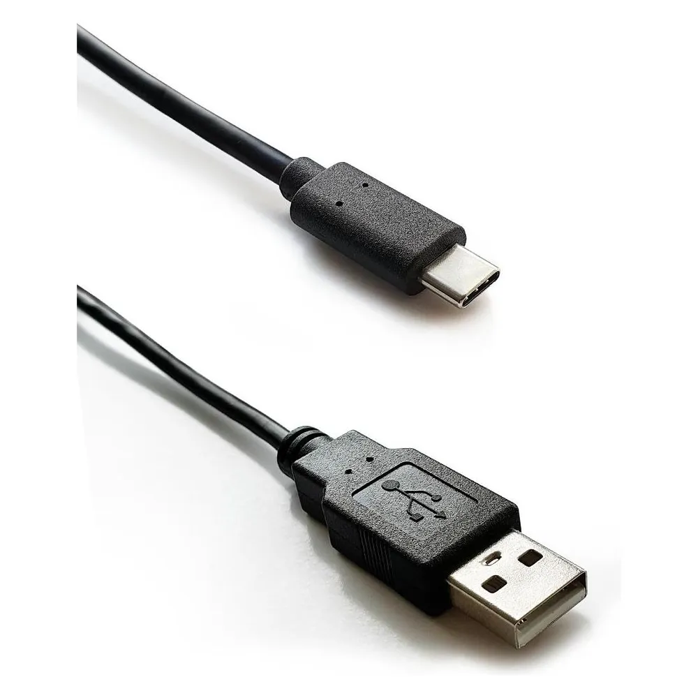 Atlantis Land P019-UB2-ACMM-1 USB-Kabel 1 m USB 2.0 USB A USB C Schwarz