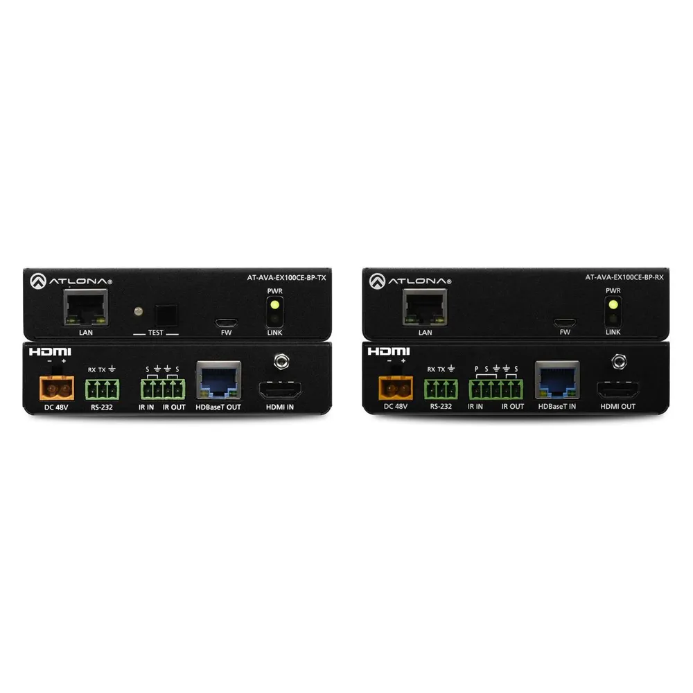 Atlona 4K/60 4:2:0 UHD HDMI HDBT Kit PoE/IR/RS232/LAN/ARC/BP