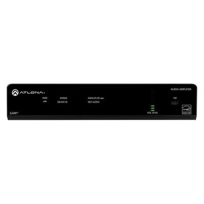 Atlona 120W Amplifier 4/8 Ohm x2 70V/100V x1 Plenum Rated