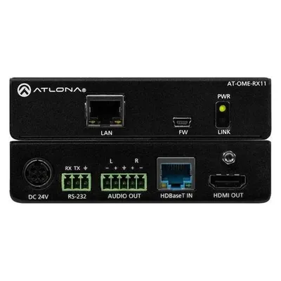Atlona Omega 4K/UHD HDBaseT Receiver HDMI/Eth/power/control