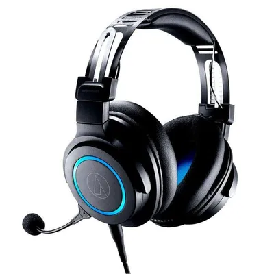 Auriculares Audio-technica ATH-G1 con cable Gaming Jack 3,5 mm Micrófono Negro/Azul